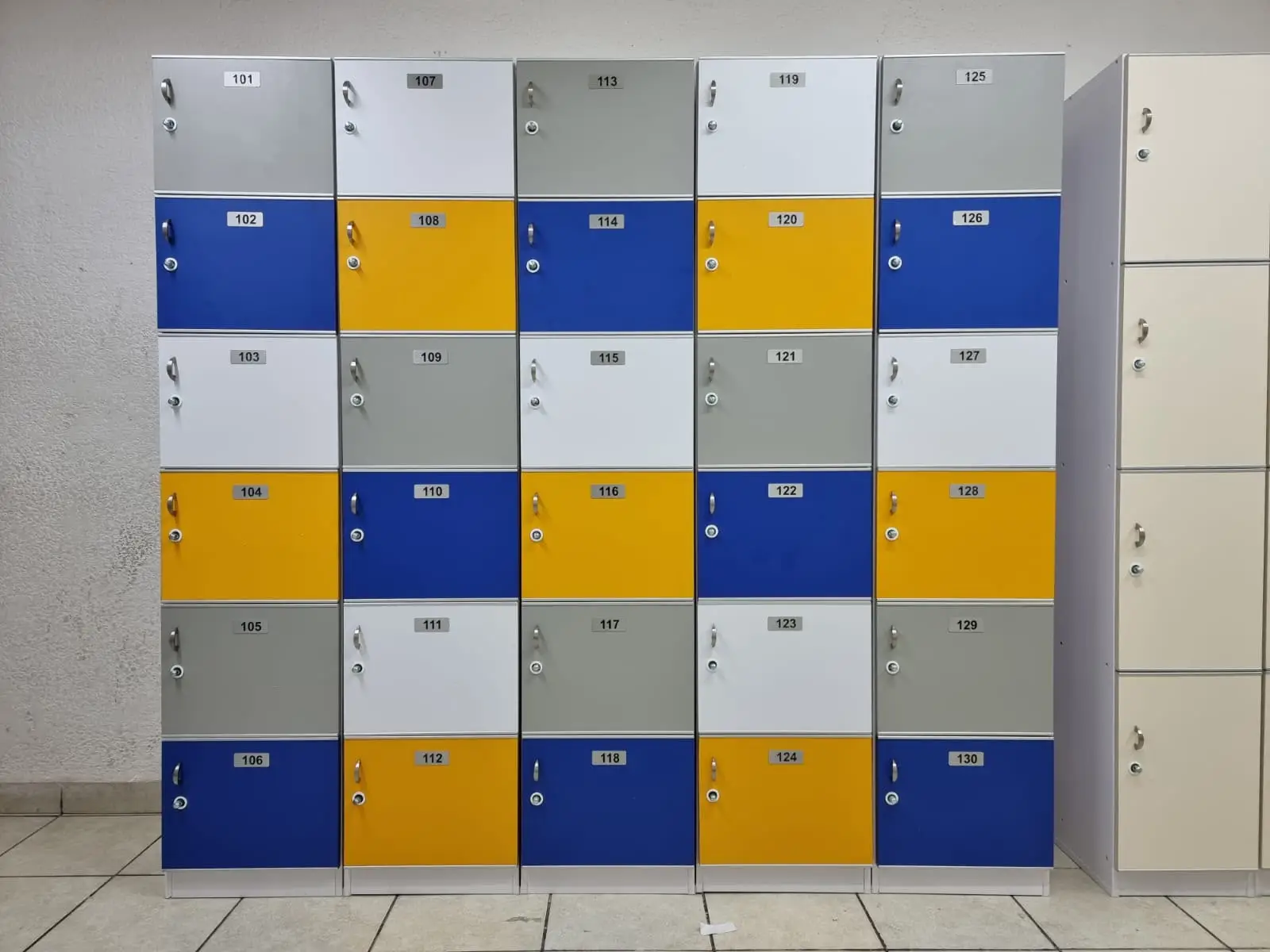 lockers de plastico