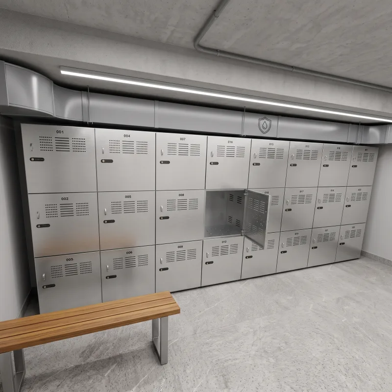lockers para gimnasio