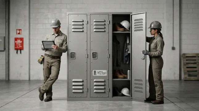 Lockers metálicos industriales de servicio pesado