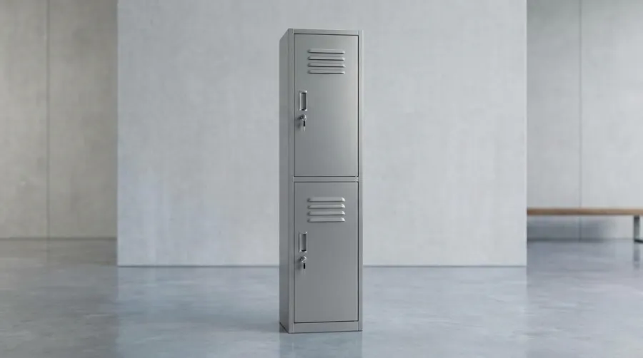 Locker metálico de 2 puertas