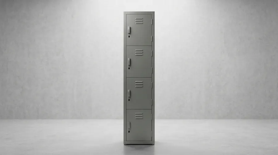 Locker metálico de 4 puertas