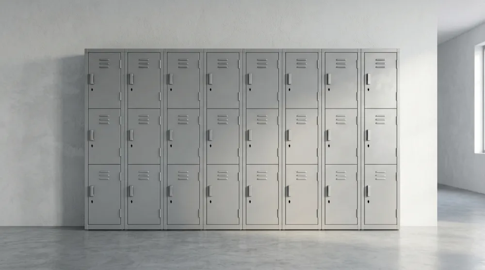 Lockers metálicos de varias puertas fabricados por LockSteel