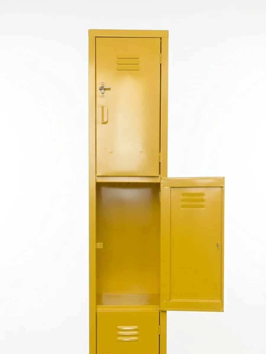 Locker metálico de 3 puertas en color - LockSteel
